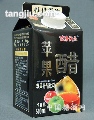 500ml健康快点黑色苹果醋