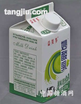 500ml益美多无糖妙酸乳