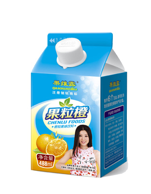 果维露果粒橙488ml