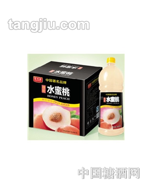 富顺康蜂蜜水蜜桃果汁1.5L