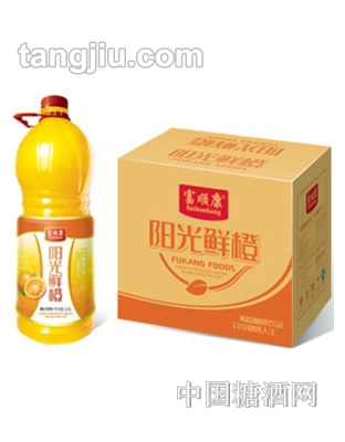 富顺康阳光鲜橙果汁2.5L