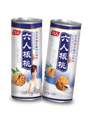 六人核桃罐装240ml