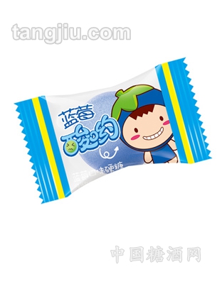 蓝莓酸哟果味硬糖