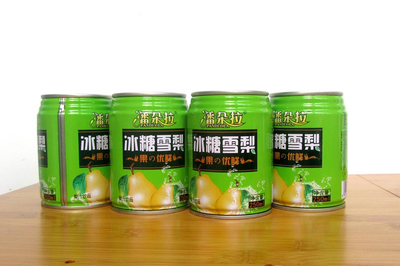 供应铁罐装冰糖雪梨饮料