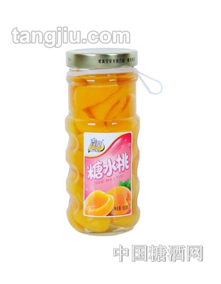吉爽糖水桃罐头500g