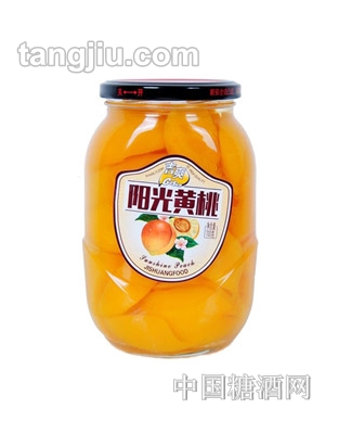 吉爽阳光黄桃罐头700g