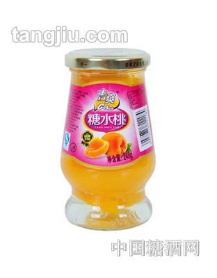 吉爽糖水桃罐头248g