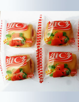 维C多面包草莓味