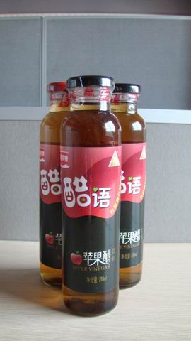 康碧特苹果醋饮料之醋语系列玻璃瓶298ml