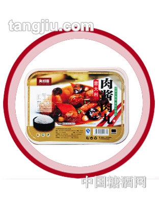 美时园意大利肉酱肉丸饭460g