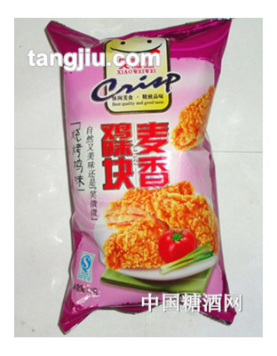 笑微微麦香鸡味块烧烤鸡味30g
