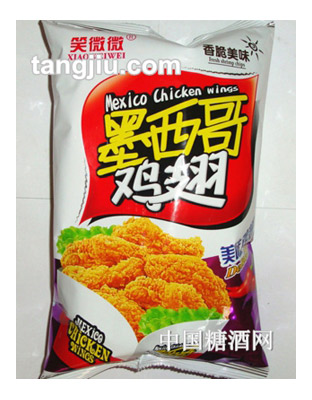 笑微微墨西哥鸡翅炭烧牛排味105g