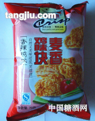 笑微微麦香鸡块香辣鸡味70g