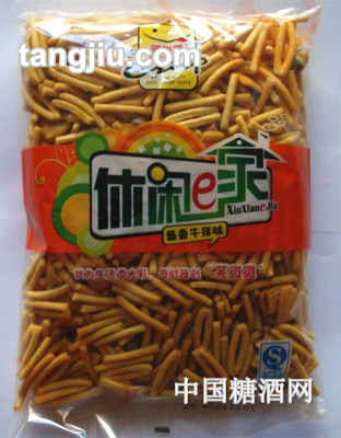笑微微休闲e家酱香牛排味380g