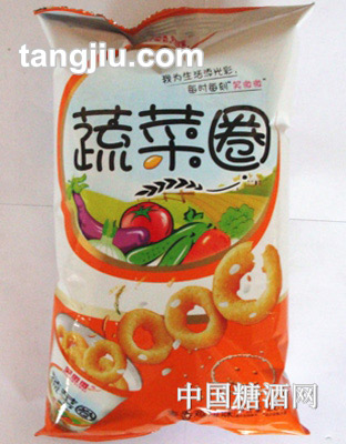 笑微微蔬菜圈麦香鸡肉味28g