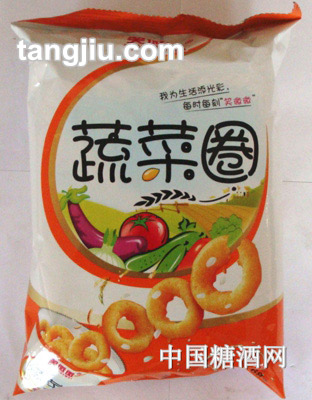 笑微微蔬菜圈麦香鸡肉味68g