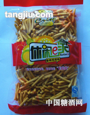 笑微微休闲e家香辣鸡排味192g