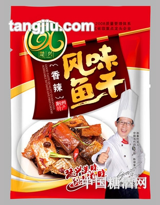 楚兴风味鱼干香辣味48g