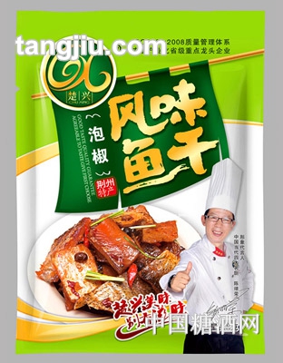 楚兴风味鱼干泡椒味48g