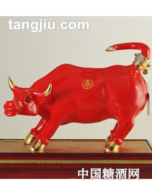 五粮液酒牛气十足－红红火火2L