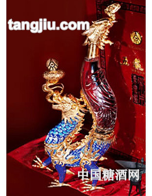 五粮液御用景泰蓝－龙凤呈祥750ml