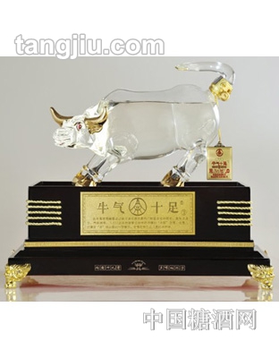 五粮液酒牛气十足－华尔街牛1L