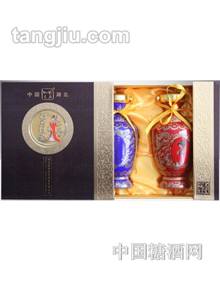 昭君故里酒红蓝瓶庆典装