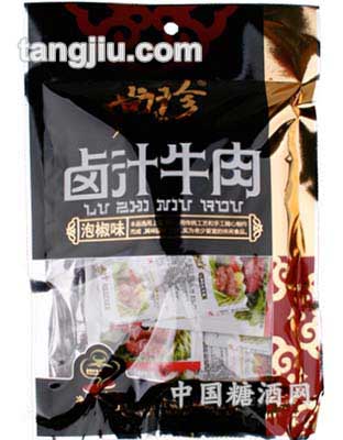 80g尚珍卤汁牛肉-泡椒