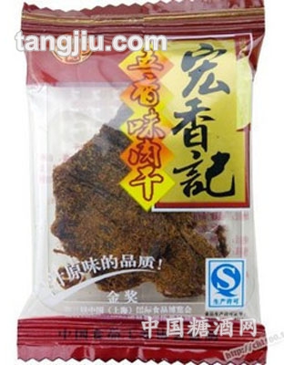 宏香记牛肉干五香味肉干