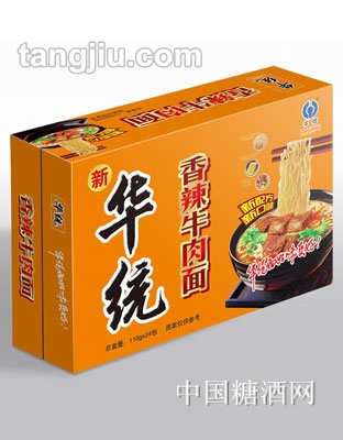 新华统香辣牛肉面110g