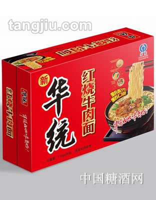 新华统红烧牛肉面110g