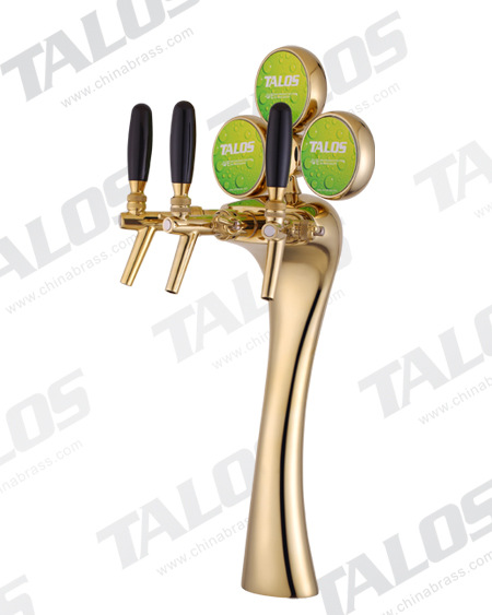 塔罗斯啤酒饮料设备三孔PVD雅士酒塔1037301-22
