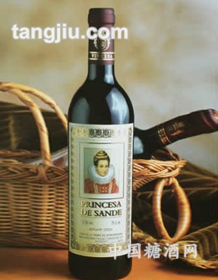 珊徳公主2000干红葡萄酒