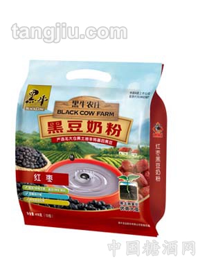 黑牛农庄红枣黑豆奶粉（立袋托盘）416g