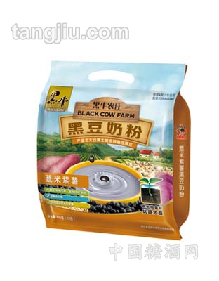 黑牛农庄薏米紫薯黑豆奶粉（立袋托盘）416g