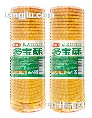 德利卡花生芝麻味韧性饼干165g
