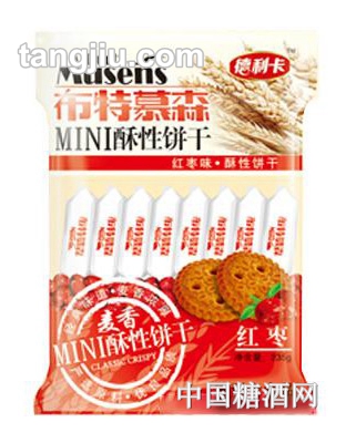 布特慕森红枣味酥性饼干235g