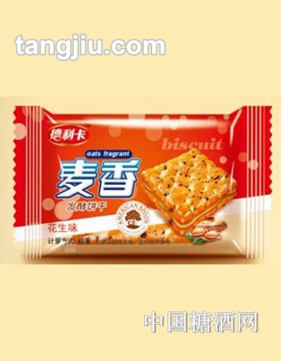 德利卡麦香香花生味饼干