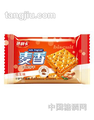 德利卡麦香花生味饼干