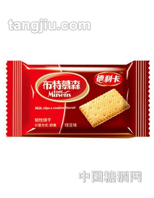 布特慕森绿豆味韧性饼干称重