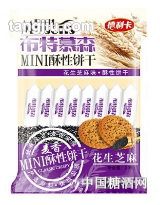 布特慕森花生芝麻味酥性饼干235g