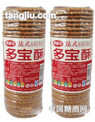 德利卡红枣味韧性饼干165g