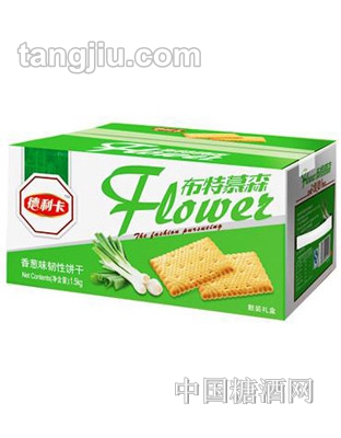 德利卡香葱味韧性饼干1.5kg