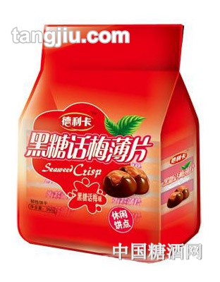 德利卡黑糖话梅味韧性饼干360g