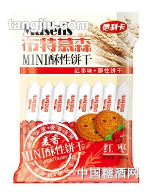 布特慕森红枣味酥性饼干458g