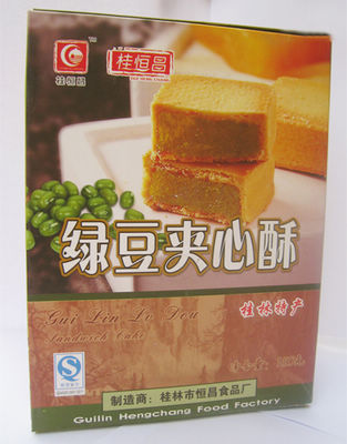 绿豆夹心酥