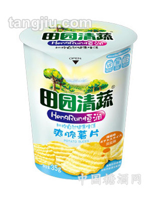 田园清蔬爽脆薯片35克