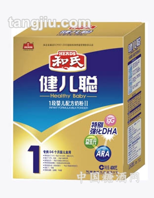 健儿聪1段配方奶粉400g