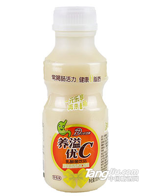 养溢优C-草莓味乳酸菌饮料-330mL