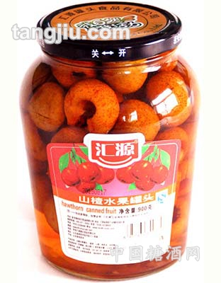 900g山楂水果罐头